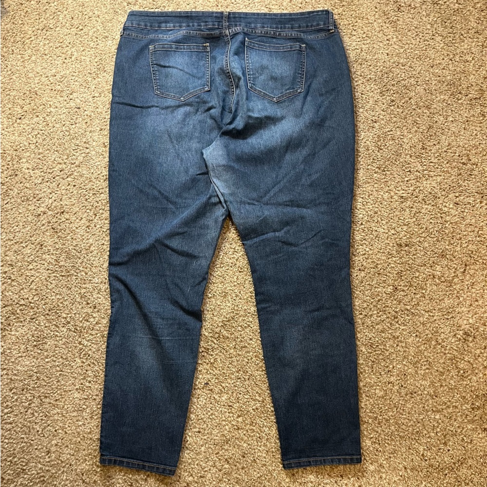 Torrid Curvy Skinny Jeans Blue Size 20R - Picture 3 of 6